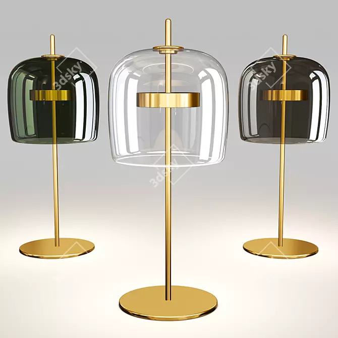 Elegant Vistosi Jube Table Lamp 3D model image 2