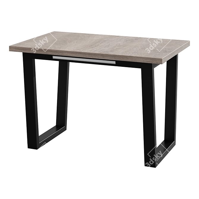 Reef Extendable Dining Table 3D model image 1