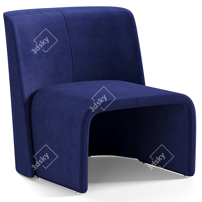 Elegant Legacy Armchair by Dompaka 3D model image 1