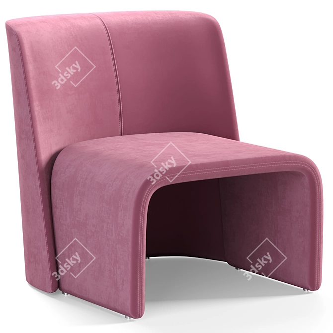 Elegant Legacy Armchair by Dompaka 3D model image 2