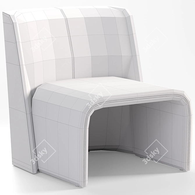 Elegant Legacy Armchair by Dompaka 3D model image 3