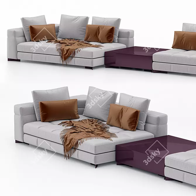 Minotti Blazer Sofa 3D model image 4