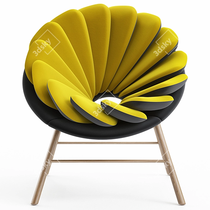 Modern Quetzal Armchair 3D model image 2