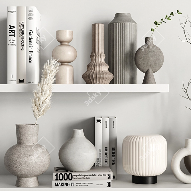 Elegant Decor Set | High Quality & Versatile 3D model image 4