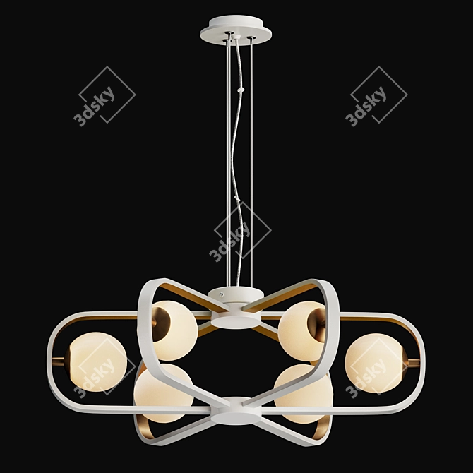Maytoni Avola Hanging Chandelier - Elegant Lighting Fixture 3D model image 1