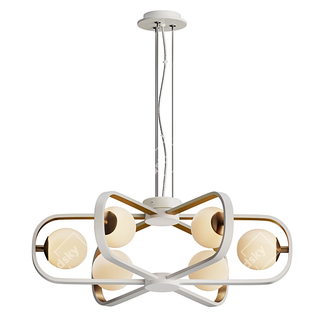 Maytoni Avola Hanging Chandelier - Elegant Lighting Fixture 3D model image 2