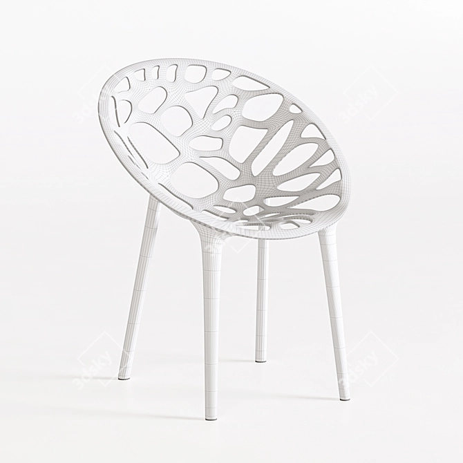 Modern Ores Armchair: Organic Design 3D model image 4