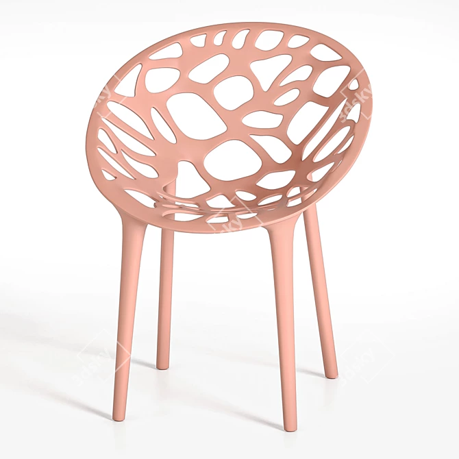 Modern Ores Armchair: Organic Design 3D model image 6