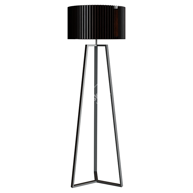 Wooddi Rotor Floor Lamp 3D model image 3