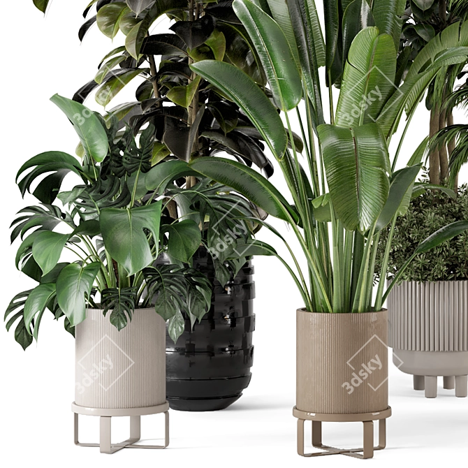 Ferm Living Bau Pot Large - Set 548: Indoor Elegance 3D model image 4