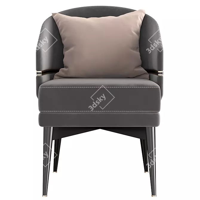 Billy Contemporary Armchair 3D model image 1