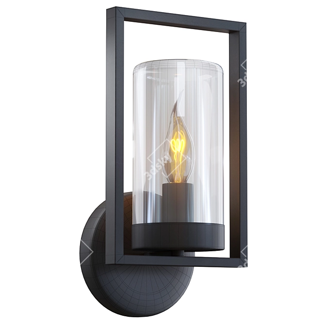 Nispen Outdoor Wall Light 3D model image 3