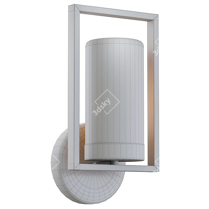 Nispen Outdoor Wall Light 3D model image 4