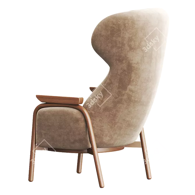 Elevate Your Comfort with VUELTA High-back Armchair 3D model image 3