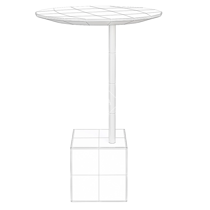 Elegant Table Decor Piece 3D model image 2