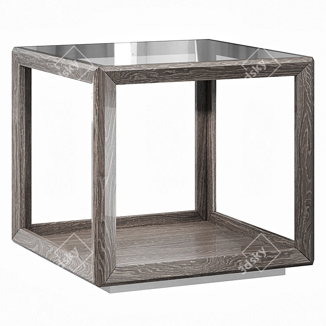 Elite Silver Coffee Tables: Stylish & Functional 3D model image 3