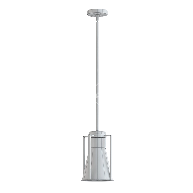 Rustic Refinery Pendant Light 3D model image 2