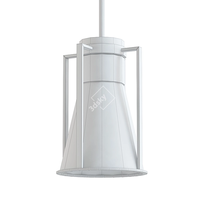 Rustic Refinery Pendant Light 3D model image 4