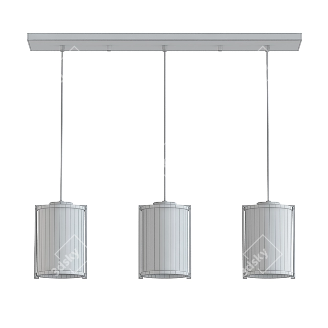 Astwood Multi Light Pendant - Sleek and Stylish 3D model image 3