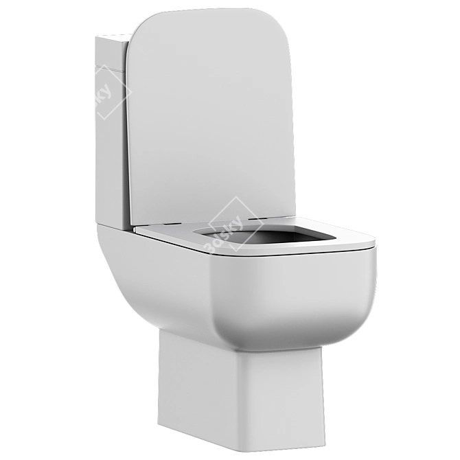 RAK Series 600 Compact Toilet 3D model image 2