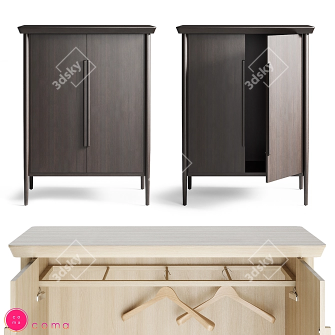 Customizable MC 03 Veneer Furniture 3D model image 1