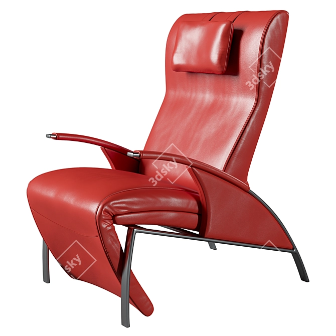 Elegant Diva Armchair: Modern Comfort 3D model image 1