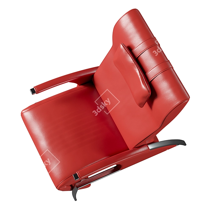 Elegant Diva Armchair: Modern Comfort 3D model image 2