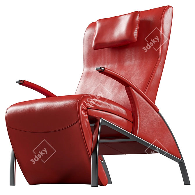 Elegant Diva Armchair: Modern Comfort 3D model image 3