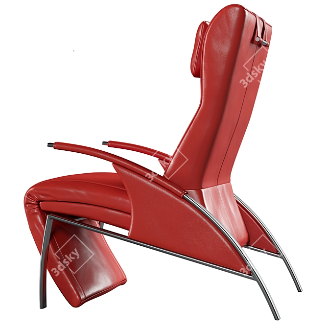 Elegant Diva Armchair: Modern Comfort 3D model image 4