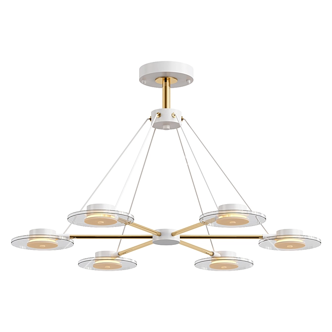 Elegant Nadin P667 Design Lamp 3D model image 1