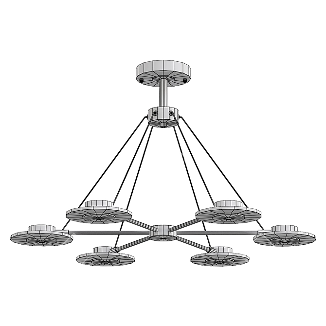 Elegant Nadin P667 Design Lamp 3D model image 2