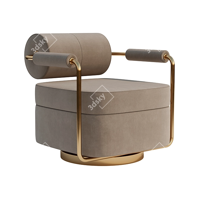 Elevate Your Space: Armchair Anderson 3D model image 1