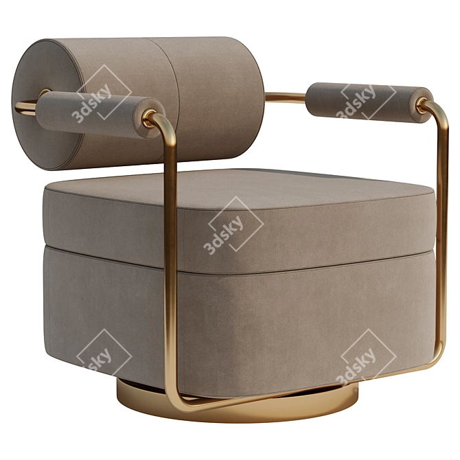 Elevate Your Space: Armchair Anderson 3D model image 6