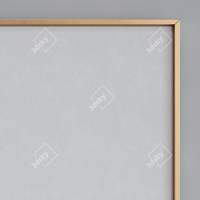 Wave Line Picture Frame Set 3D model image 6