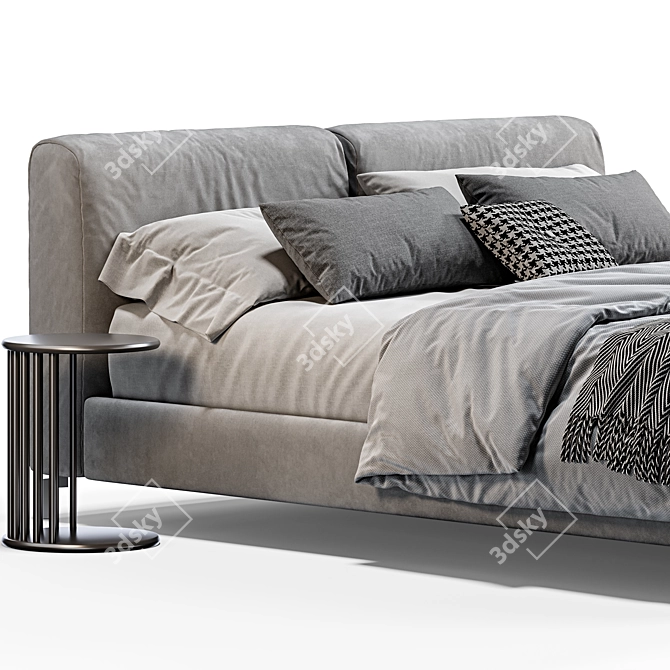 Elegant Margot Nomobili Bed 3D model image 2