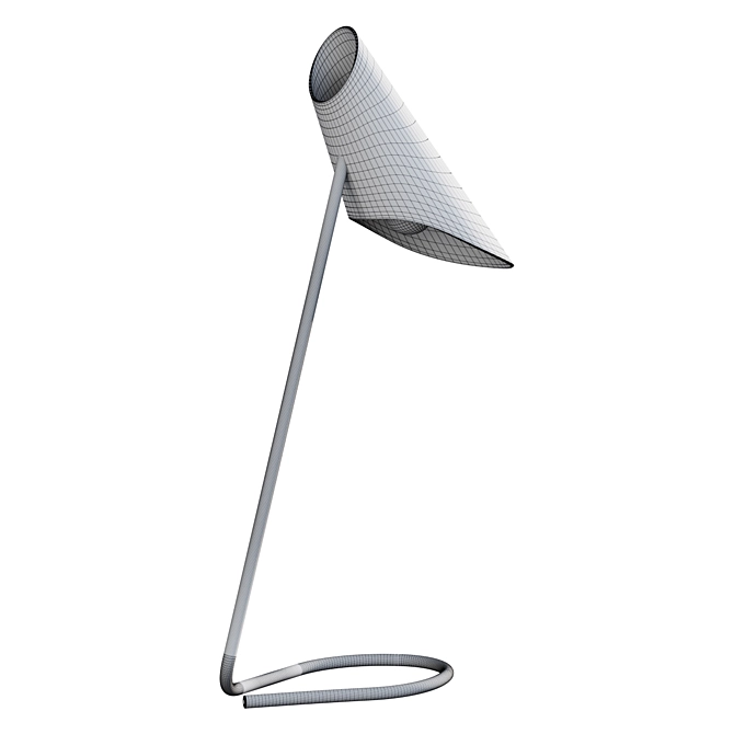 Sleek and Stylish Task Lamp 3D model image 2