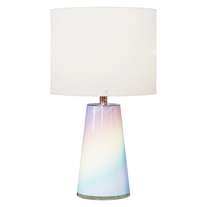 Ombre Cone Work Lamp - Illuminate Your Space! 3D model image 1