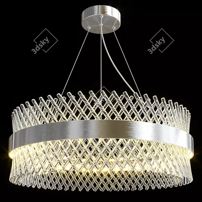 Elegant LED Chandelier: Adelard 3D model image 2