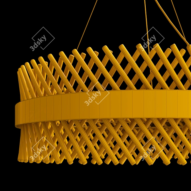 Elegant LED Chandelier: Adelard 3D model image 3