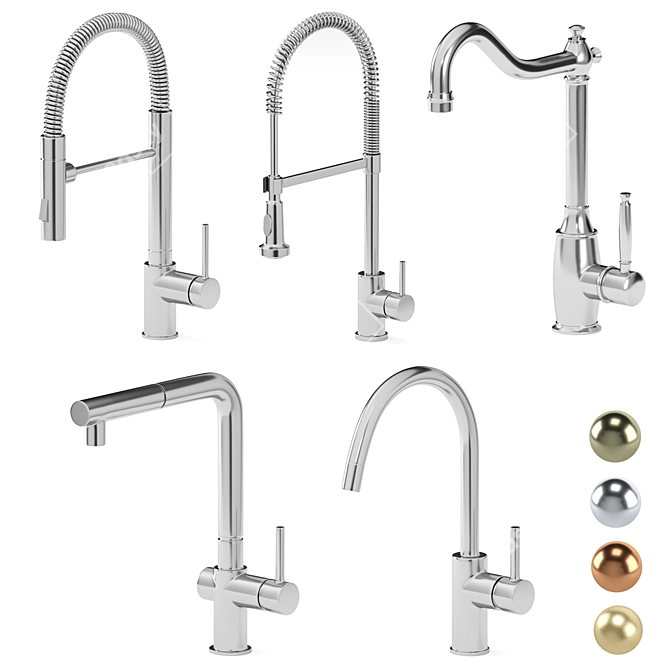  Innovative Schock Faucets: Perfect Blend of Style and Functionality 3D model image 1