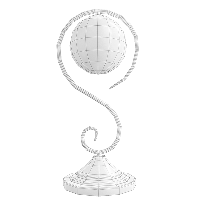 Sleek Fabbio Table Lamp 3D model image 2