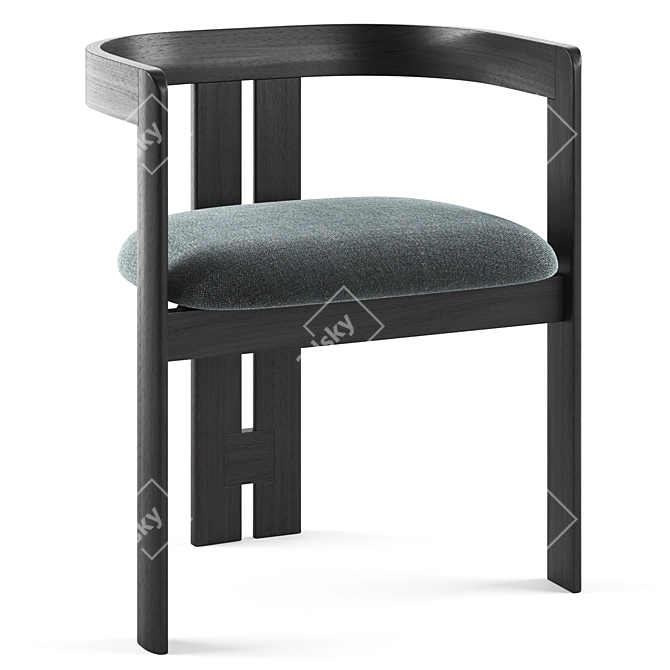 Pigreco Modern Chair by Tacchini 3D model image 4