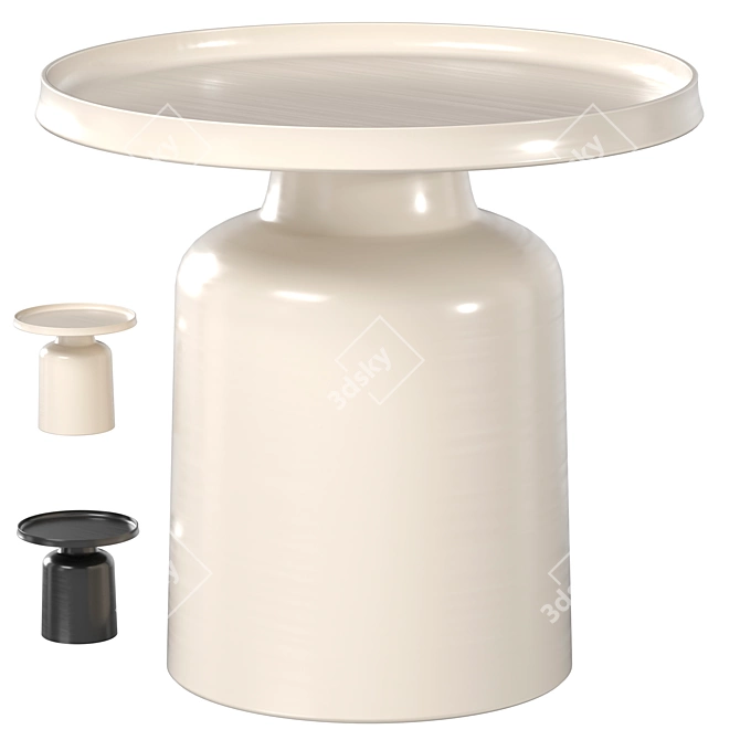 Modern Tuba Coffee Table 3D model image 1