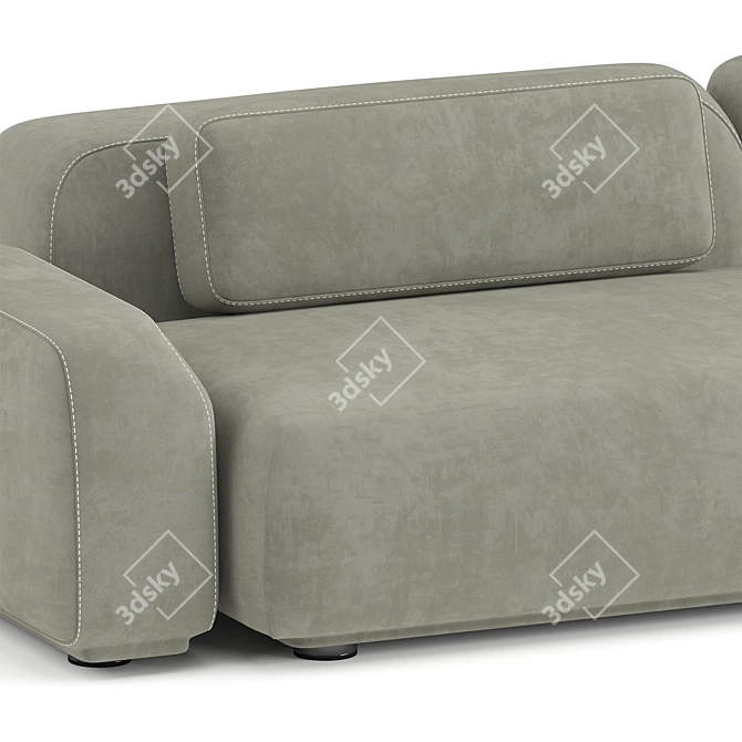 Elegant and Comfortable Boden Sofa 3D model image 3