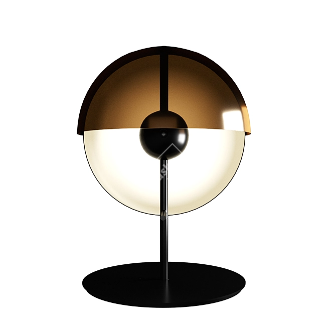 Theia M LED Desk Lamp: Timeless Elegance 3D model image 1