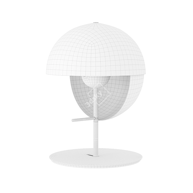 Theia M LED Desk Lamp: Timeless Elegance 3D model image 4