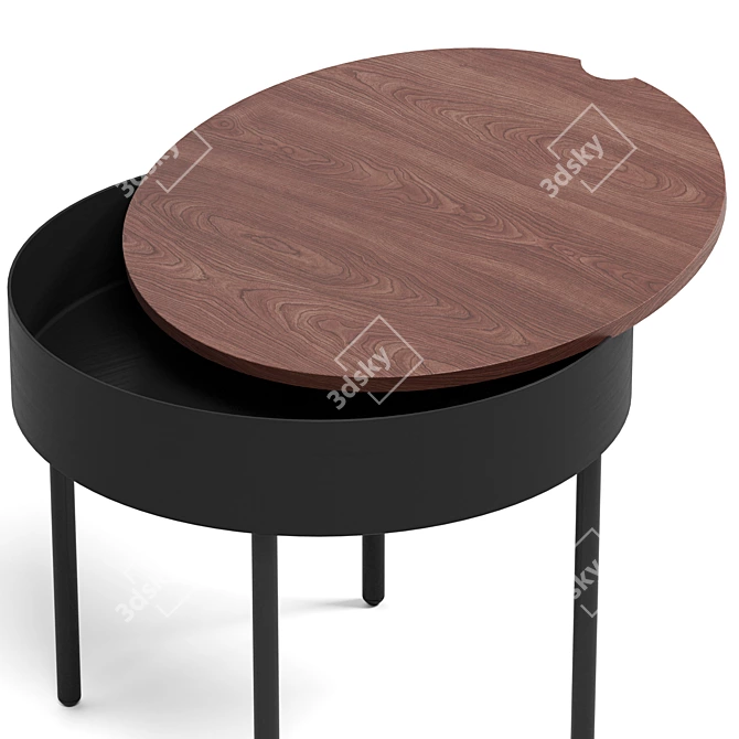 Elegant Lago Coffee Table 3D model image 4