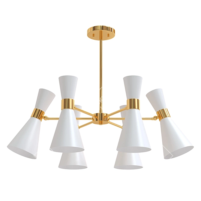 Elegant Lightstar Dumo Chandelier 3D model image 1