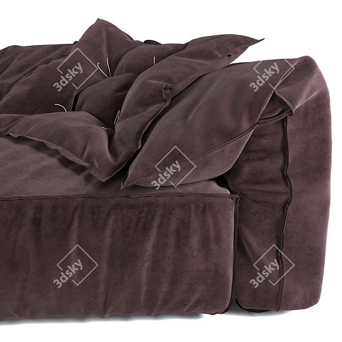 Casablanca: Elegant 4-Layered Sofa 3D model image 3