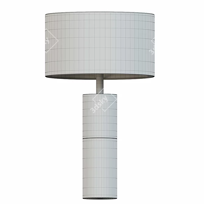 Vintage LED Table Lamp 3D model image 2